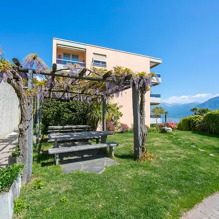 Casa Monti Belvedere With Pool + Terrace Dining - Happy Appartement Locarno